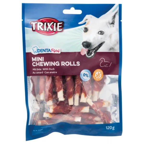 Trixie - Denta Fun Duck Chewing Rolls 120g