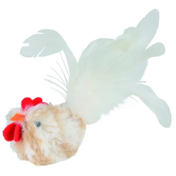 Trixie - Rooster with Microchip, Plush, Catnip, 8cm