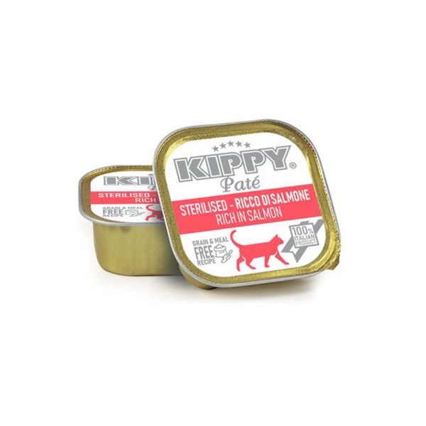 KIPPY PATEStreilised for cats with Salmon