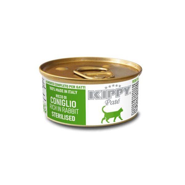 KIPPY PATE for adult Cats witk rabbit